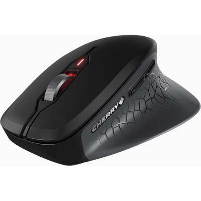 CHERRY Stream ергономична безшумна мишка Comfort, 6 бут, 4000dpi, черна