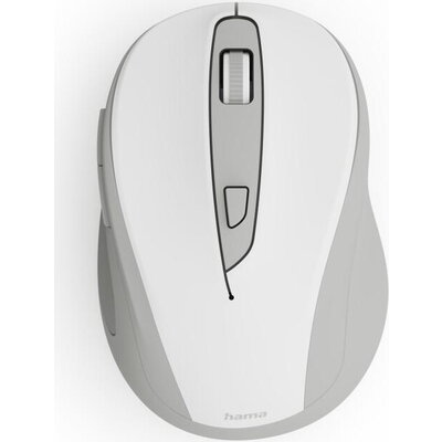 HAMA Безжична мишка „WM-400“, ергономична, оптична, 6 бутона, тиха, бял