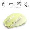 HAMA Безжична оптична мишка WM-500 Recharge, зелена, 6 бут.,800/1200/1600 dpi, безшумна