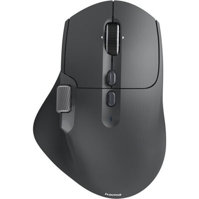 HAMA Мишка „WM-900“ мултифункционална, ергономична, Bluetooth, батерия, RGB, черна