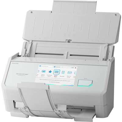 Скенер Ricoh ScanSnap iX2500,A4, USB 3.2,Wi-Fi, Duples ADF, 45ppm/90 ipm, 5" тъч дисплей;бял