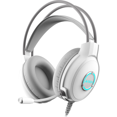 А4tech Fstyler FH300U Слушалки с микрофон USB, Noice Cancelling, бял