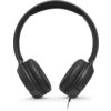 Слушалки on-ear JBL T500, Черен