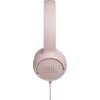 Слушалки on-ear JBL T500, Розов