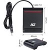 Четец на смарт карти ACT AC6015, USB 2.0, Черен