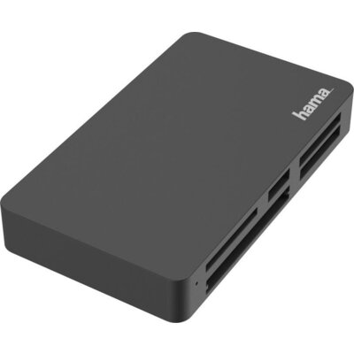 Четец за карти HAMA All in One, USB 3.0, SD/microSD/CF/MS, 5 Gbps, Черен