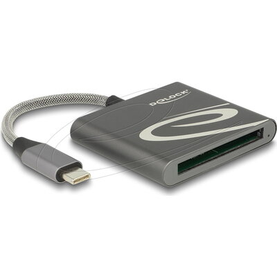 Четец Delock външен Card Reader for CFast 2.0 type I / II, USB Type-C