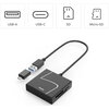 HAMA Четец за карти USB, USB-A, с USB-C адаптер, USB 3.2 Gen1, SD/micro-SD/CF/MS