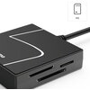 HAMA Четец за карти USB, USB-A, с USB-C адаптер, USB 3.2 Gen1, SD/micro-SD/CF/MS