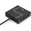 HAMA Четец за карти USB, USB-A, с USB-C адаптер, USB 3.2 Gen1, SD/micro-SD/CF/MS