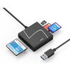 HAMA Четец за карти USB, USB-A, с USB-C адаптер, USB 3.2 Gen1, SD/micro-SD/CF/MS