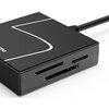 HAMA Четец за карти USB, USB-A, с USB-C адаптер, USB 3.2 Gen1, SD/micro-SD/CF/MS