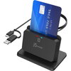 Картов четец със стойка j5create JUR261-N, USB Smart card/CAC reader