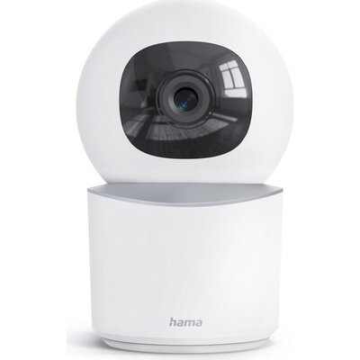 HAMA Wi-Fi камера, за закрити помещения, записваща, въртяща се, бяла
