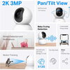Охранителна WiFi камера TP-Link Tapo C210P2, 360°, Pan/Tilt - 2 Броя