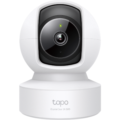 IP камера куполна TP-Link Tapo C222, 2560x1440@30fps, Pan/Tilt, H.264, microSD, Wi-Fi, аудио, RJ-45