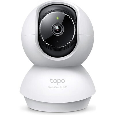 TP LINK Домашна охранителна камера с AI, 3K 5MP (2880×1620 px), H.264, microSD, 2.4 GHz Wi-Fi