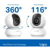 Домашна охранителна WiFi камера TP-Link Tapo C250, Pan/Tilt