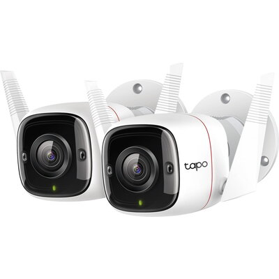 Външна охранителна WiFi камера TP-Link Tapo C310P2, 3MP - комплект от 2 броя