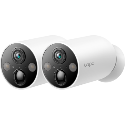 Охранителна WiFi камера TP-Link Tapo C425, Външен/вътрешен монтаж, WiFi - 2 Броя