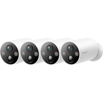 Охранителна WiFi камера TP-Link Tapo C425, Външен/вътрешен монтаж, WiFi - 4 Броя
