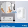 TP LINK интелигентен хъб със звънец H100, аларма, координира се с интелиг. сензори Tapo, свързва до 64 интелиг. у-ва, звънец, Wi