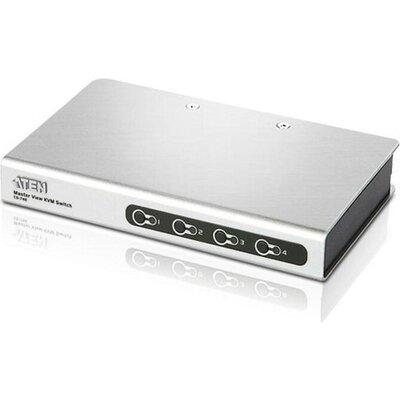 KVM превключвател ATEN CS74E, Slim, 4-портов, PS/2, VGA