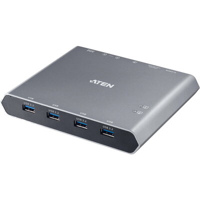 KVM превключвател, ATEN US3311, 2-портов, 4K, DisplayPort, USB-C, (поддържа до 8K)