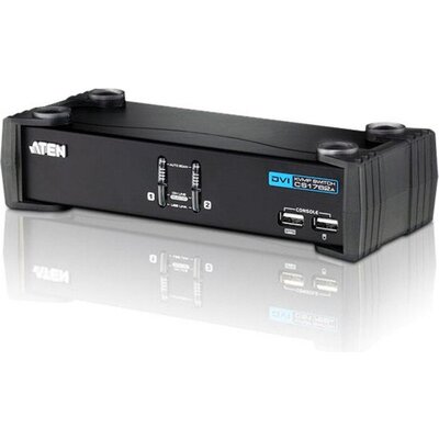 KVMP превключвател, ATEN CS1762A-AT, 2-портов, USB, DVI, Audio