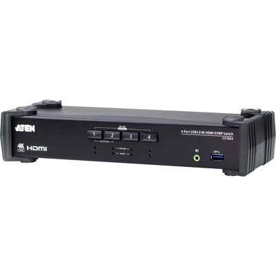 KVMP превключвател ATEN CS1824, 4-портов, 4K, USB 3.0, HDMI Audio