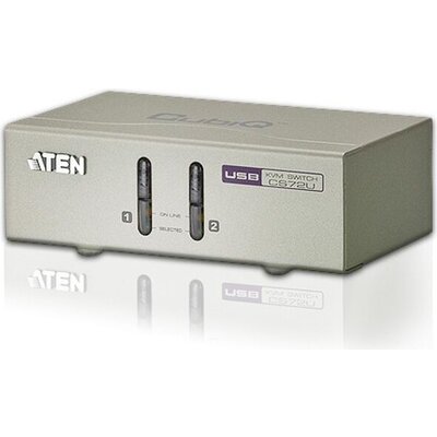 KVMP превключвател, ATEN CS72U, 2-портов, USB, VGA, Audio