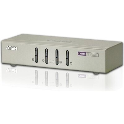 KVMP превключвател, ATEN CS74U, 4-портов, USB, VGA, Audio