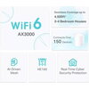 TP-Link Deco X50 (2-pack) - AX3000 Mesh Wi-Fi 6 система за целия дом