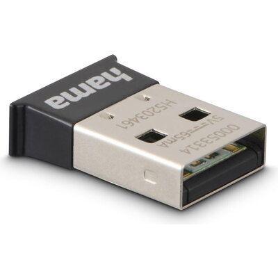 HAMA Блутут нано адаптер, version 5.4, Class 2, до 10м HAMA Блутут нано адаптер, version 5.4, Class 2, до 10м