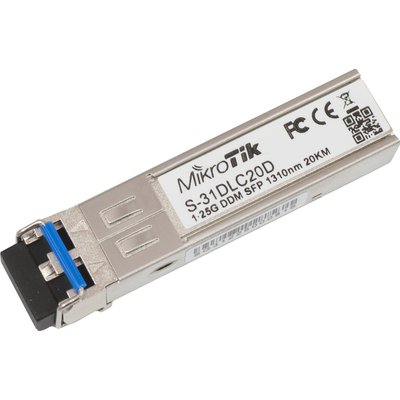 SFP модул Mikrotik S-31DLC20D, 1.25G, 20km