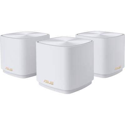 Безжична MESH система ASUS ZenWiFi XD5 (W-3-PK) AX3000 (802.11ax), MU-MIMO, OFDMA, Ai Mesh