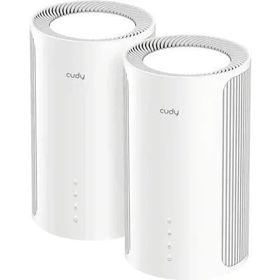 Безжична MESH система Cudy M11000 BE11000 Tri-Band 2.4/5/6Ghz 688 - 5765 Mbps - 2 Броя