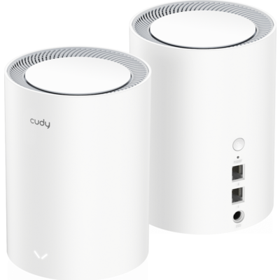 Безжична MESH система Cudy M3000, 2 броя, AX3000 Dual Band, 2.4/5 GHz, 574 -  2402 Mbps