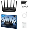 Безжичен рутер Cudy BE6500 двубандов Wi-Fi 7, 1x2.5Gbps WAN порт,4x10/100/1000, 6x5dBi антени
