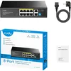 Суич Cudy GS1010P V3.0 , 8-портов 10/100/1000 Mbps RJ 45, 2xUplink порта - Черен