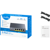 Суич Cudy GS105P , 5x портов POE метален корпус+Switch 36W, неуправляем