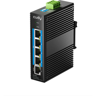 Суич Cudy IG1005P Индустриален 5-Port 10/100/1000M PoE+ Switch 65W