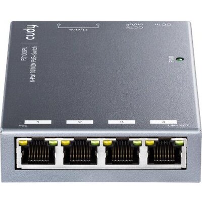 Суич Cudy FS1006P, 6 портов, 10/100, PoE+ Switch, 60W