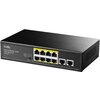 Суич Cudy FS1010P, 8 портов, 10/100, PoE+ Switch 150W, 2 x Uplink порта