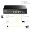 Суич Cudy GS1005PTS1, 5 портов, 10/100/1000, PoE+ Switch 120W, 1 SFP Slot