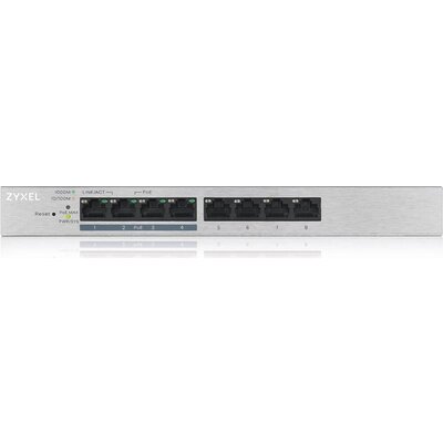 Суич ZyXEL GS-1200-8 V2, 8 портов, Gigabit, webmanaged