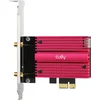Мрежова карта Cudy WE9300S, Tri-Band WiFi 7 PCI-e, 5760 + 2880 Mbps