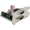 Delock 90046 - PCI Express х1 платка към 2x RS-232 DB9 мъжки
