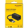 Мрежова карта Delock 66039 USB-A - RJ45, USB 3.2 Gen 1 AX88179A, Gigabit Ethernet