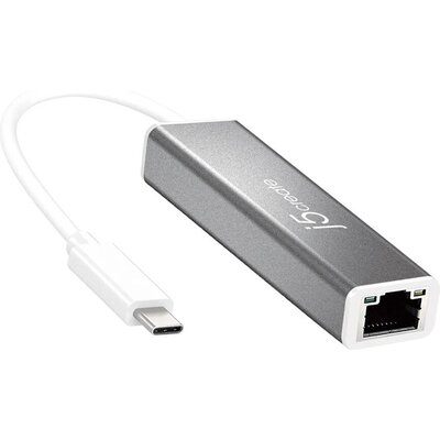 Мрежова карта j5Create JCE133G, Тип USB-C 3.1 Gen1, Gigabit Ethernet, Сив